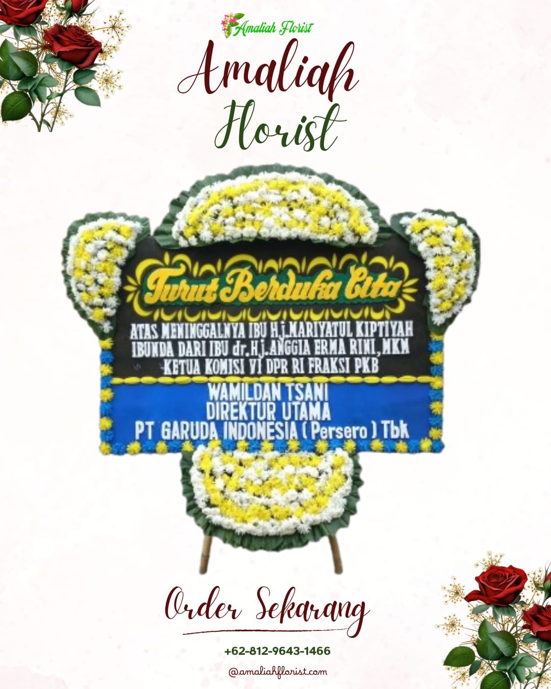 Papan Bunga Duka Dampit